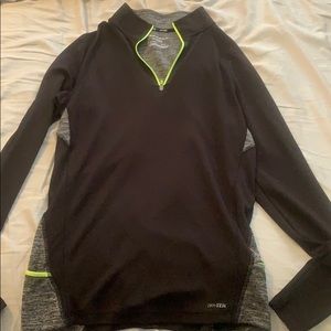 3/4 zip lightweight sweatshirt